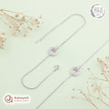 Silver Eternal Circle Anklet