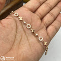 Silver Rosegold Star with Butterfly Bracelet