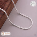 Titan Twist Silver Men's Chain