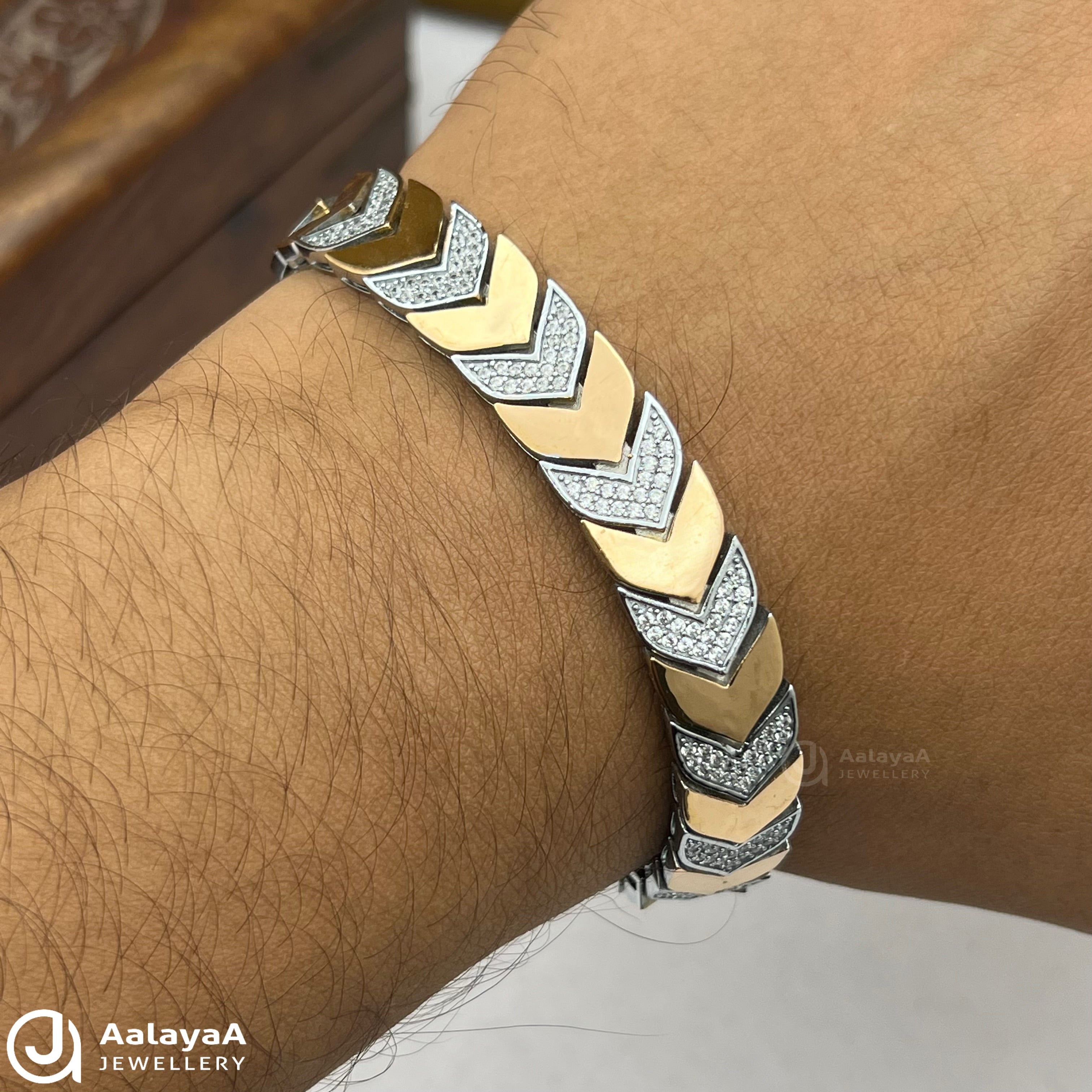 Silver Dual Tone Wishing Stone Bracelets