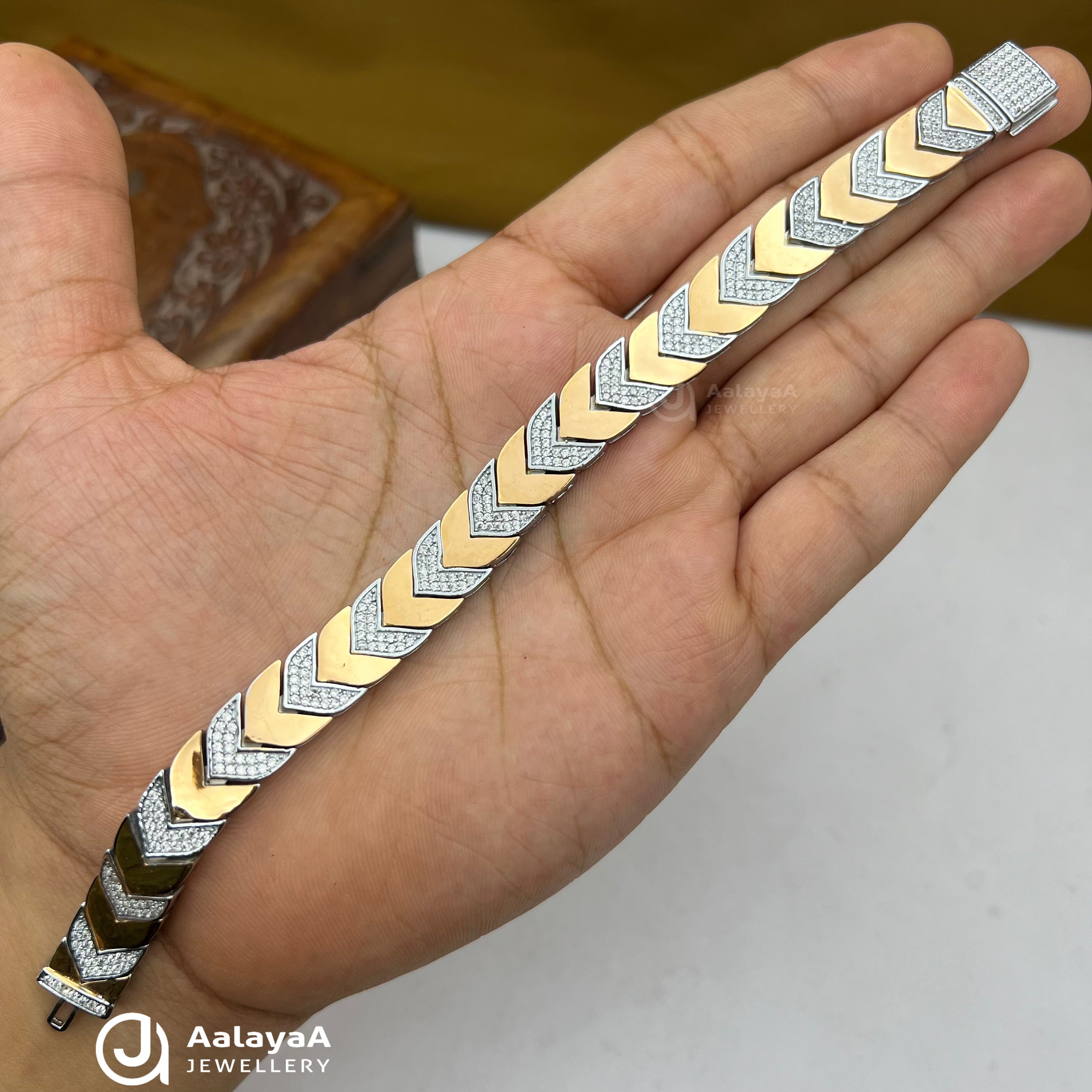 Silver Dual Tone Wishing Stone Bracelets