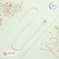 Silver Sleek Radiance Anklet