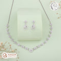 Silver Celestial Halo Necklace Set