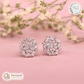Silver Crystal Galaxy Earring