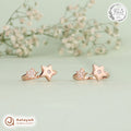 RoseGold Twin Star Sparkle Toe Ring