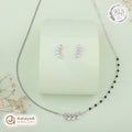 Silver Graceful Laurel Necklace Set