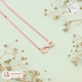 Silver Rosegold Endless Grace Chain Pendant