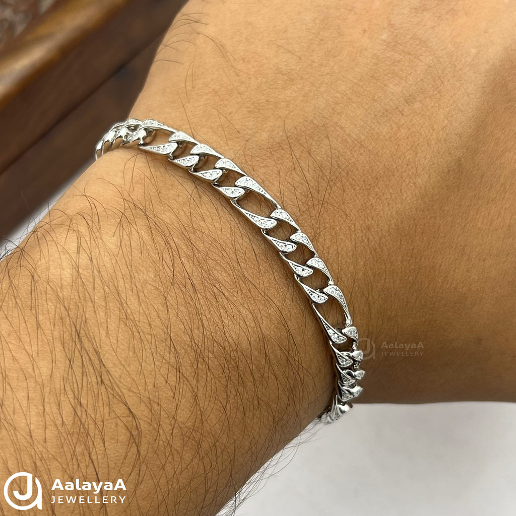 Silver Ice Blade Bracelet