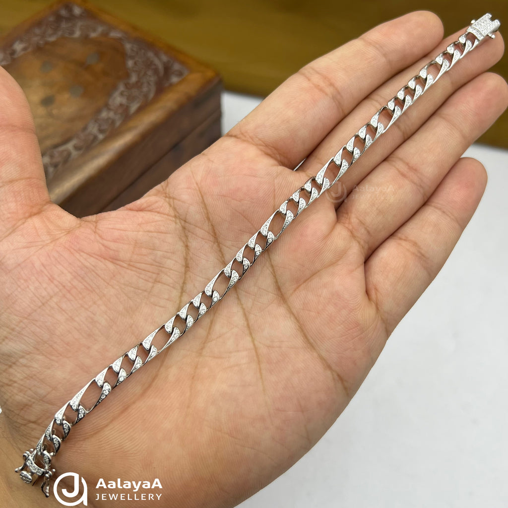 Silver Ice Blade Bracelet