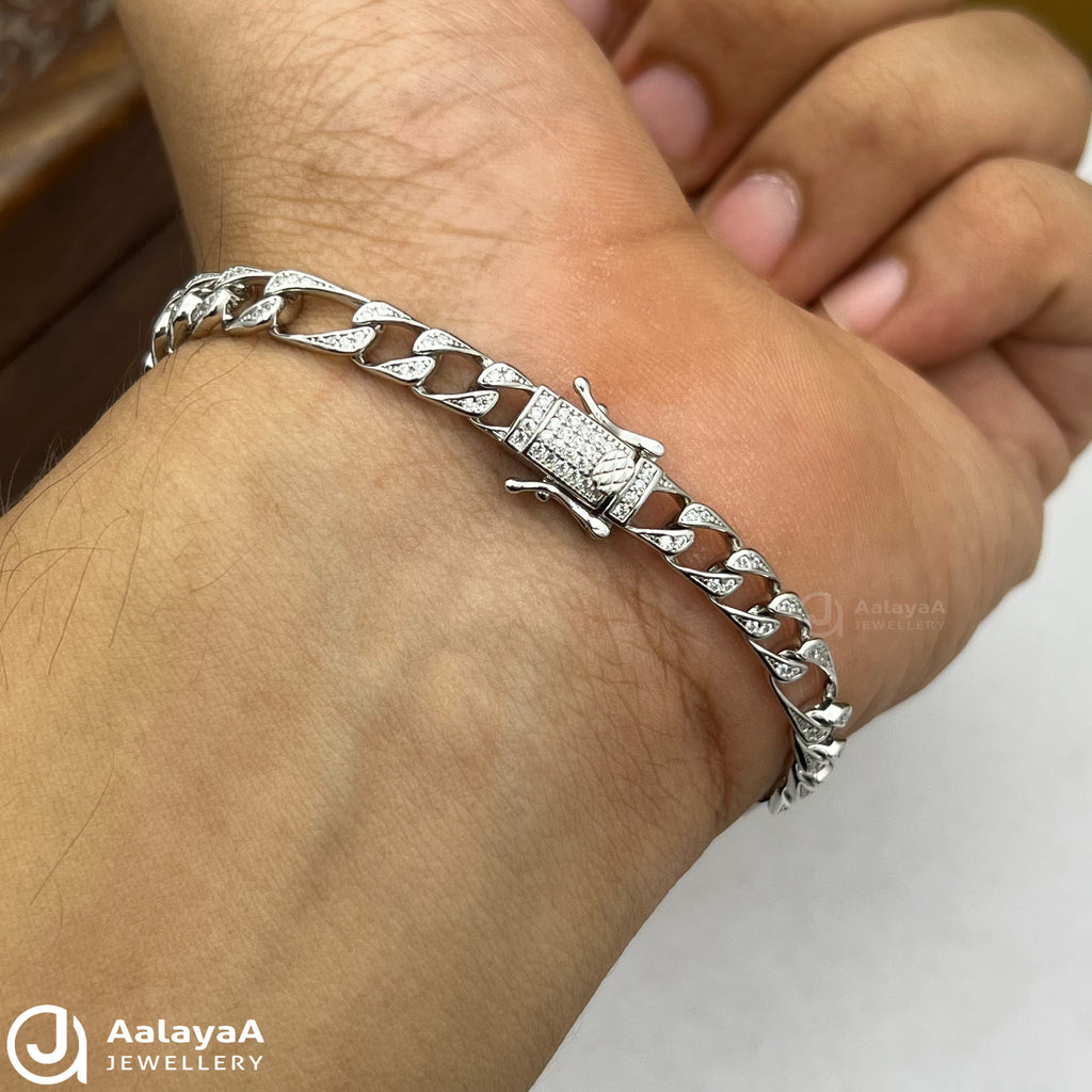 Silver Ice Blade Bracelet