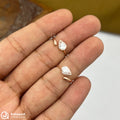 Silver Rosegold Petal Drop Toe Ring