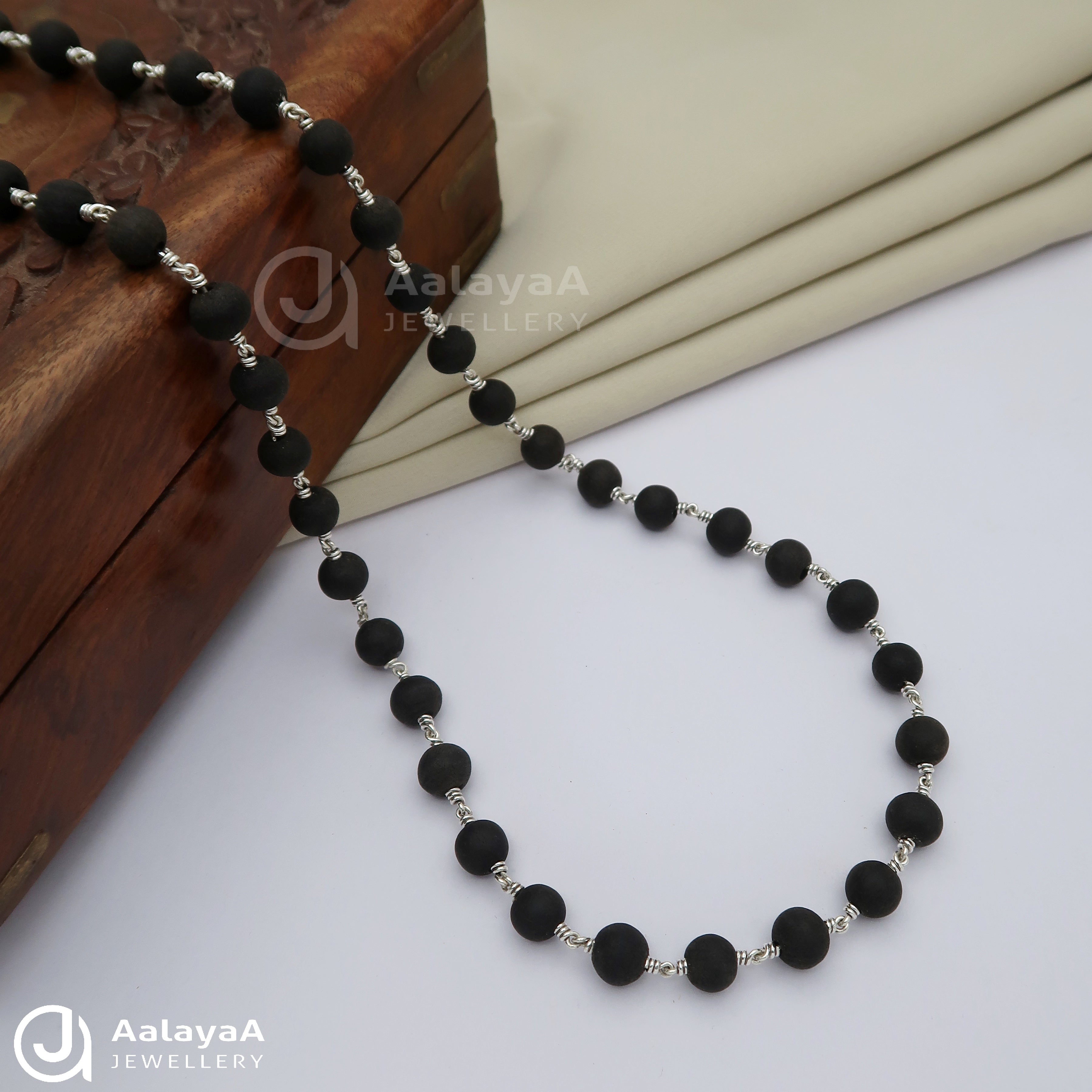 8MM Karungali Mala without Cup