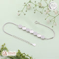 Silver Crystal Hexagon Bracelet