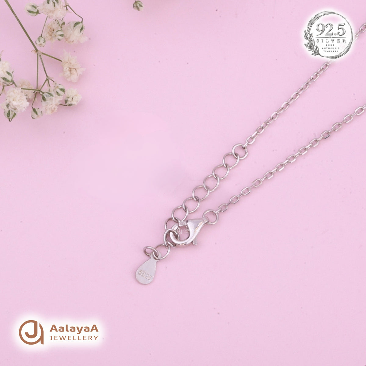 Silver Rainbow Cloud Chain Pendant