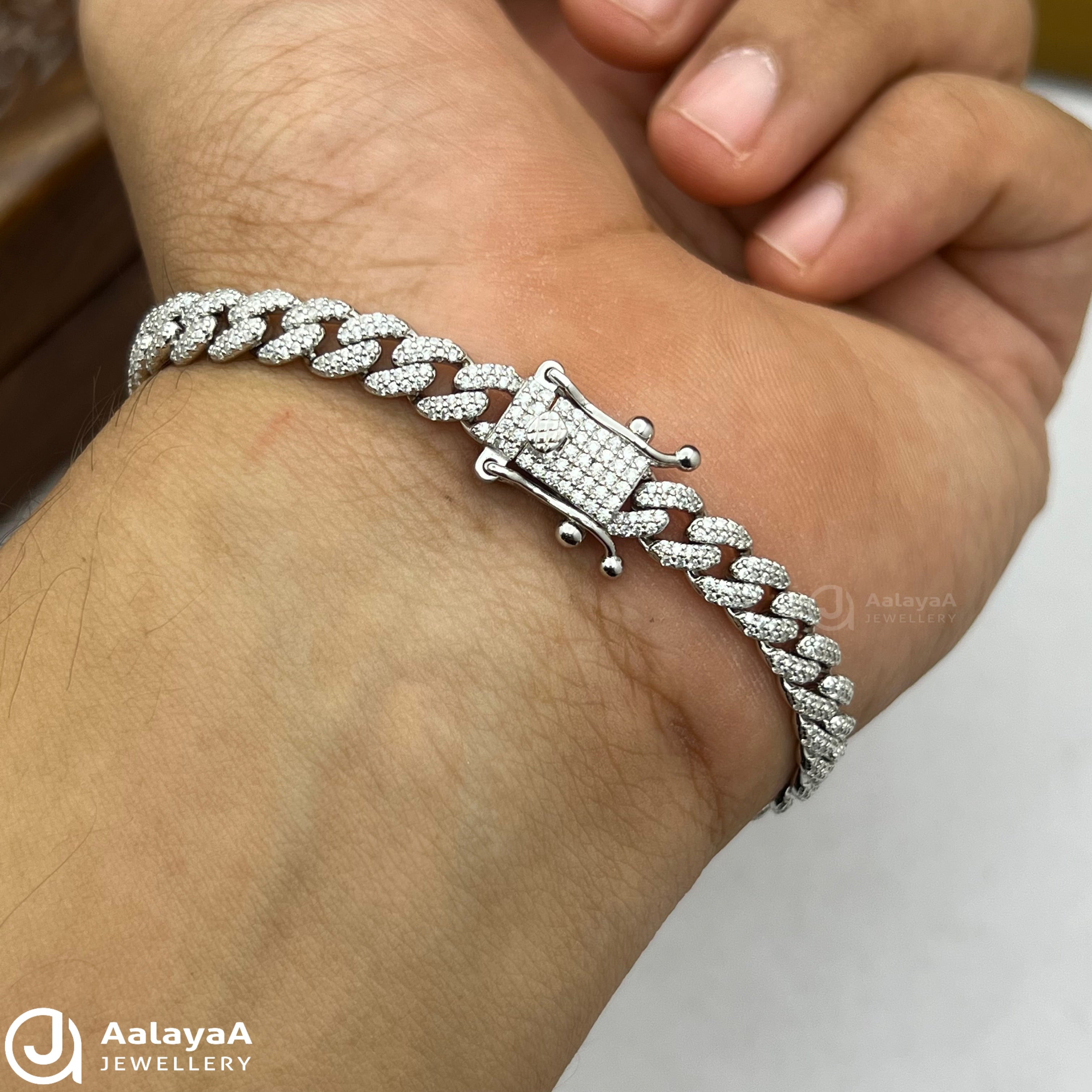Silver PetalShine Chain Bracelet