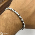 Silver Auric Wave Bracelet