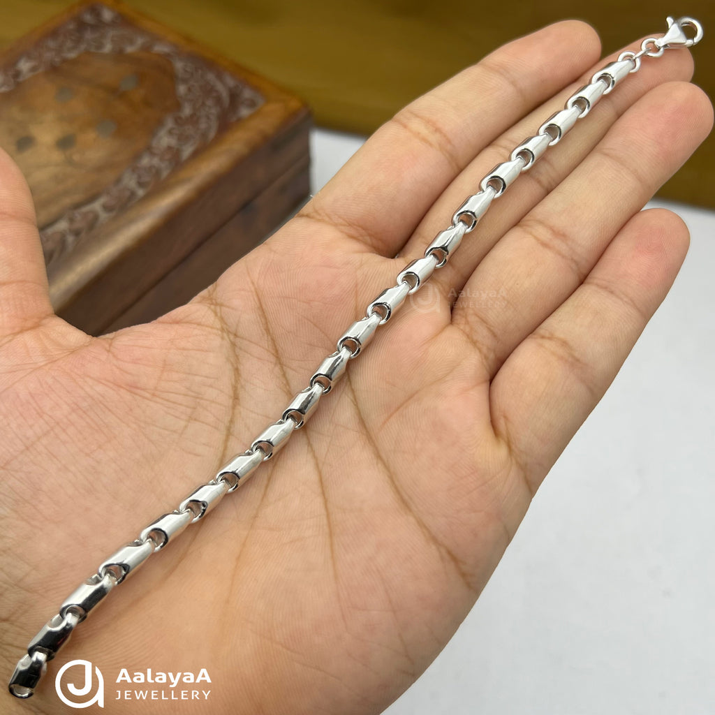 Silver Auric Wave Bracelet