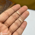 Silver Rosegold Aranya Leaf Toe Ring