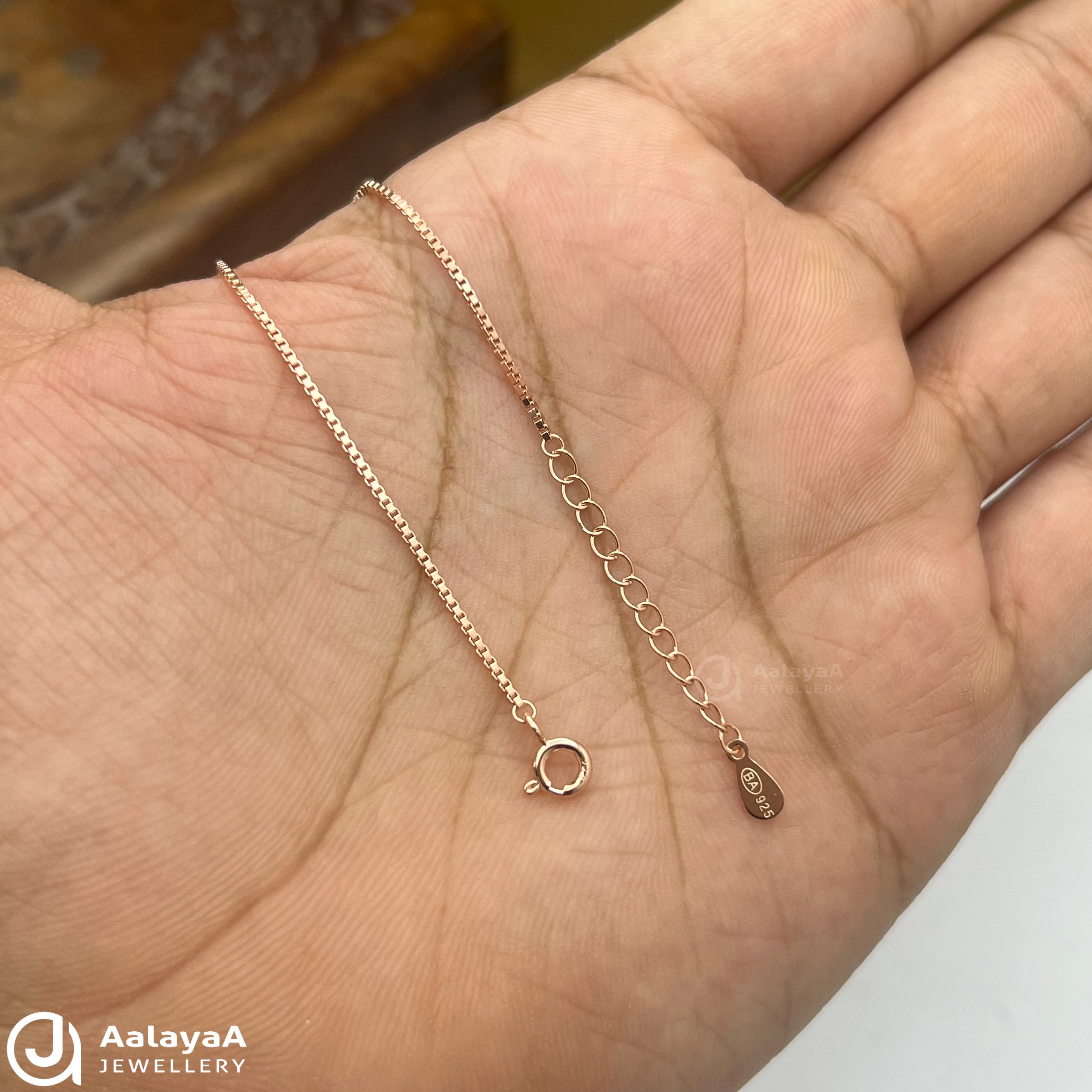 Silver Rose Gold Facet Glow Bracelet