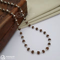 Brown Rudraksha Mala withCup