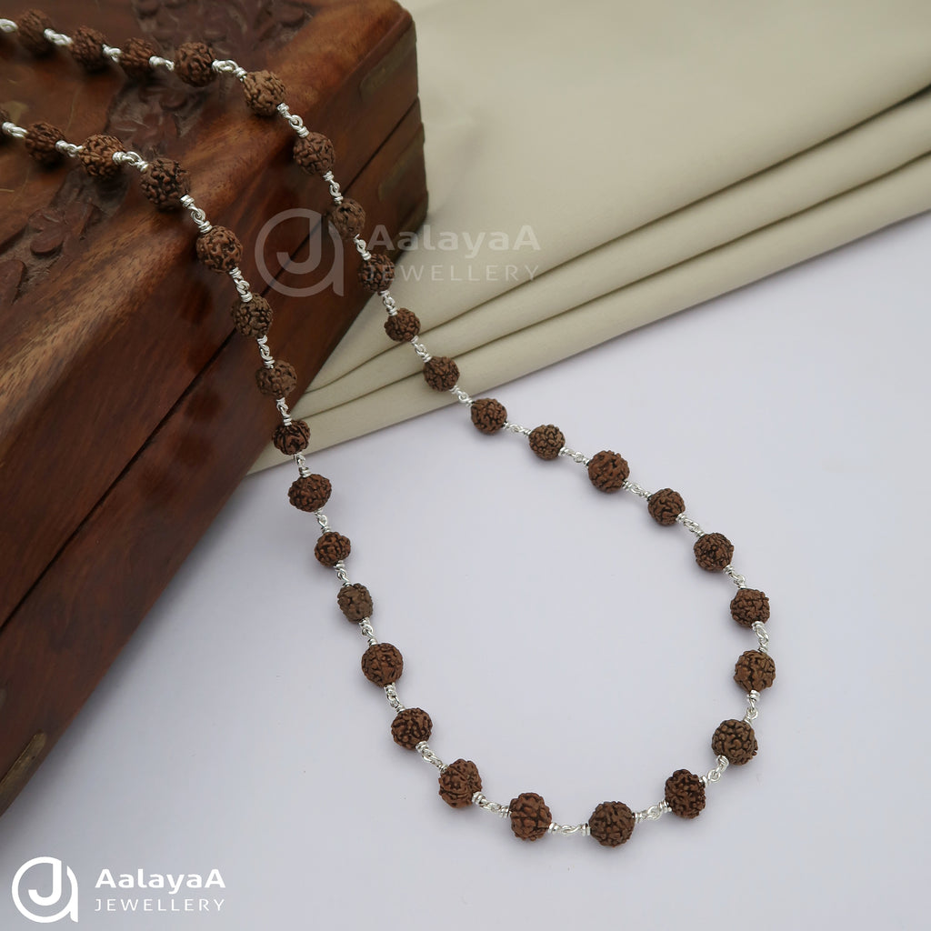 Brown Rudraksha Mala without Cup