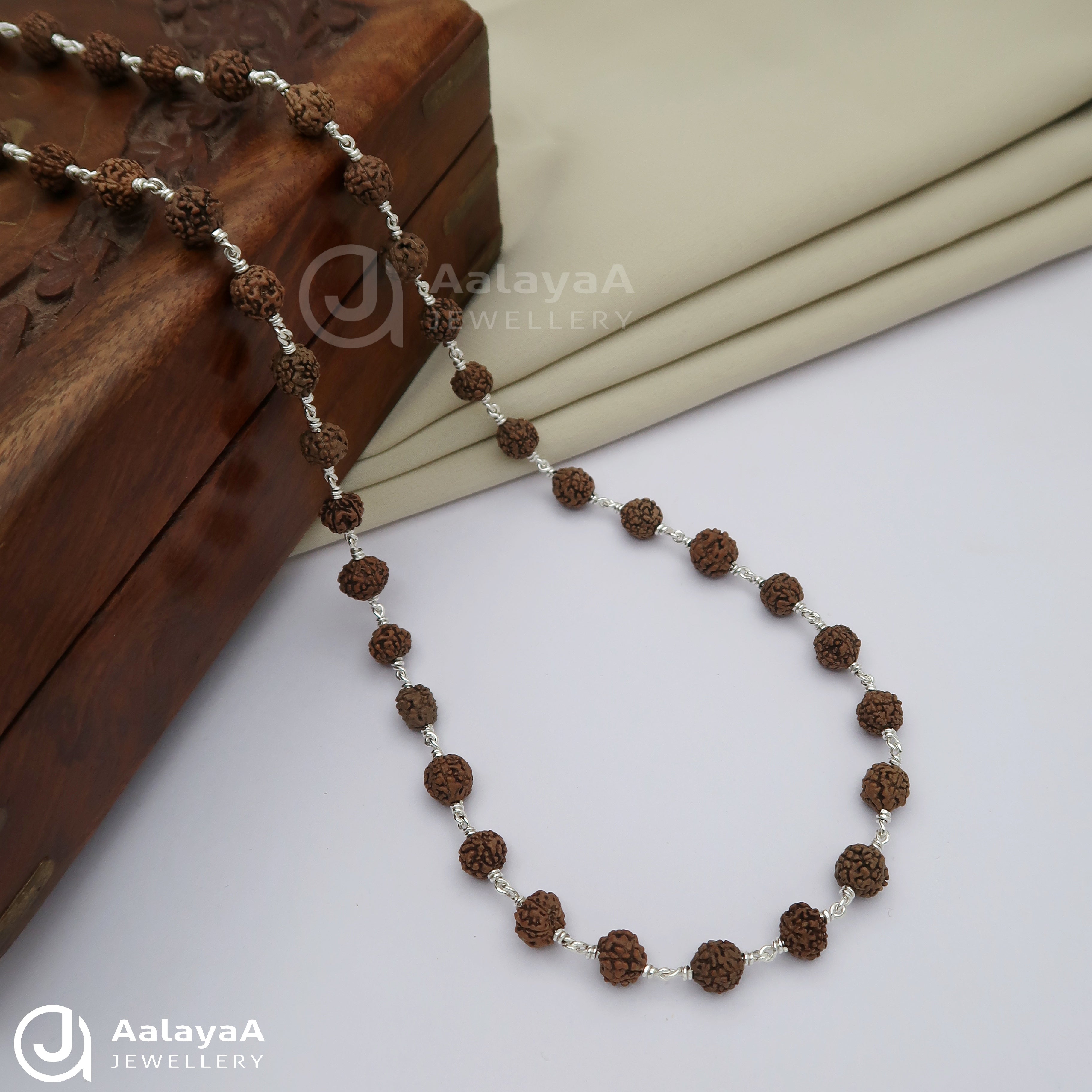 Brown Rudraksha Mala without Cup