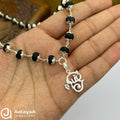 8MM Karungali Mala with Om Pendant