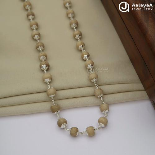 8MM Tulsi Mala with Ayyappan Pendant