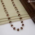 Brown Rudraksha Mala withCup
