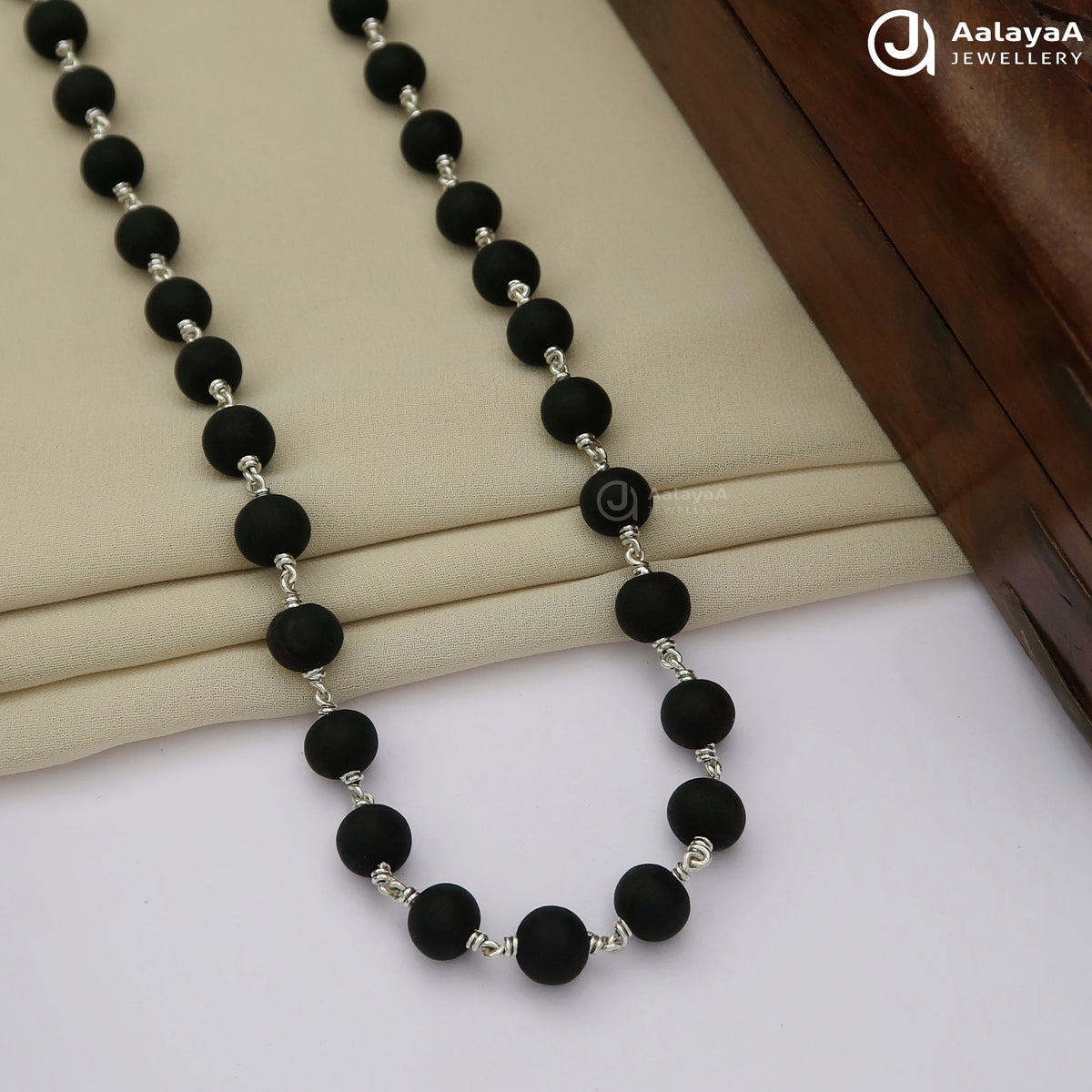 8MM Karungali Mala without Cup