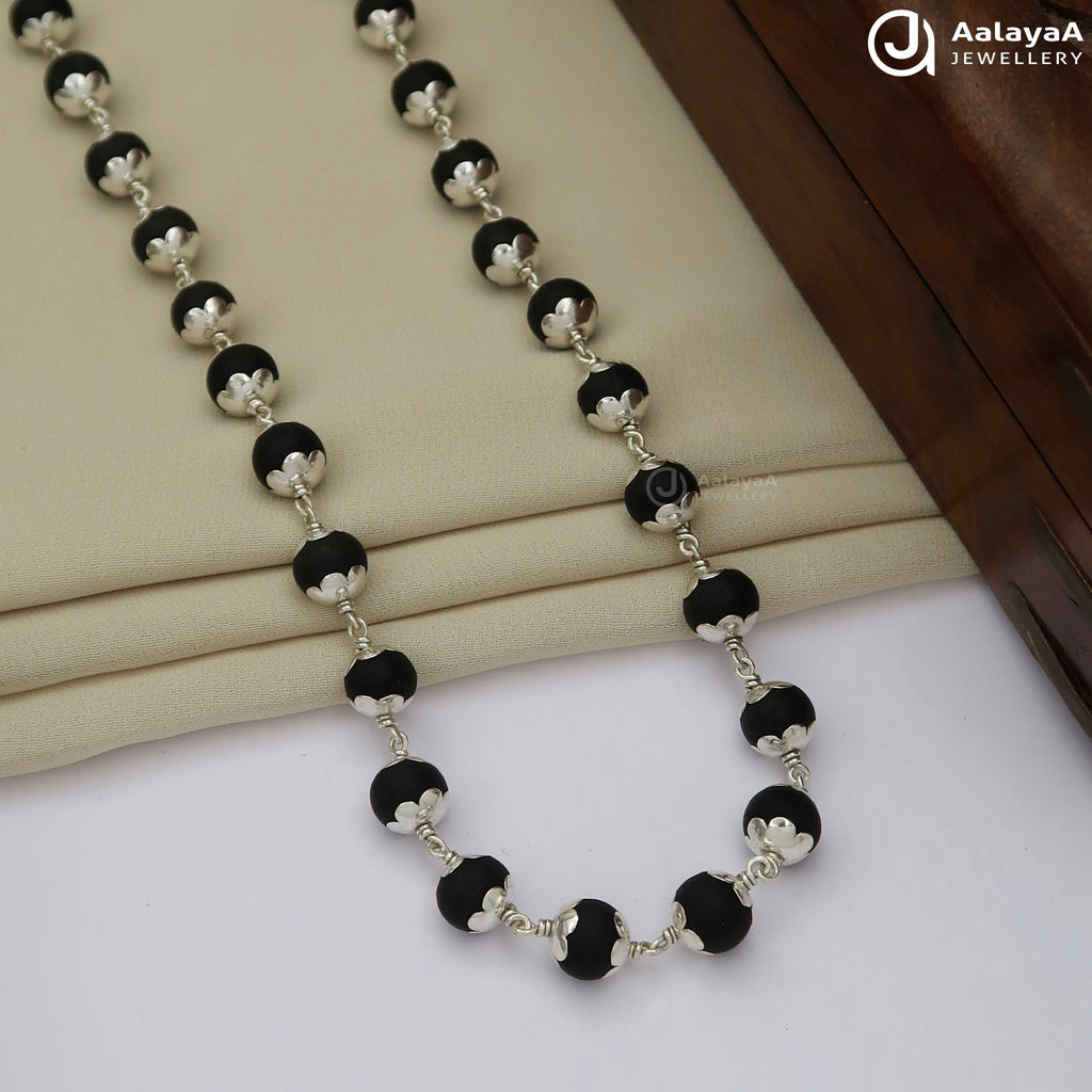 8MM Karungali Mala with Cup