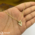 Silver GoldPlated Aurelia Drizzle Chain Pendant