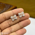 Silver Rose Gold Winged Grace Earings