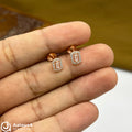 Silver Rose Gold ZenGlow Earings