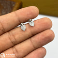 Silver Mini Leaf Earings