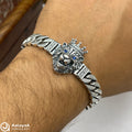 Silver Antique King Roar Bracelet