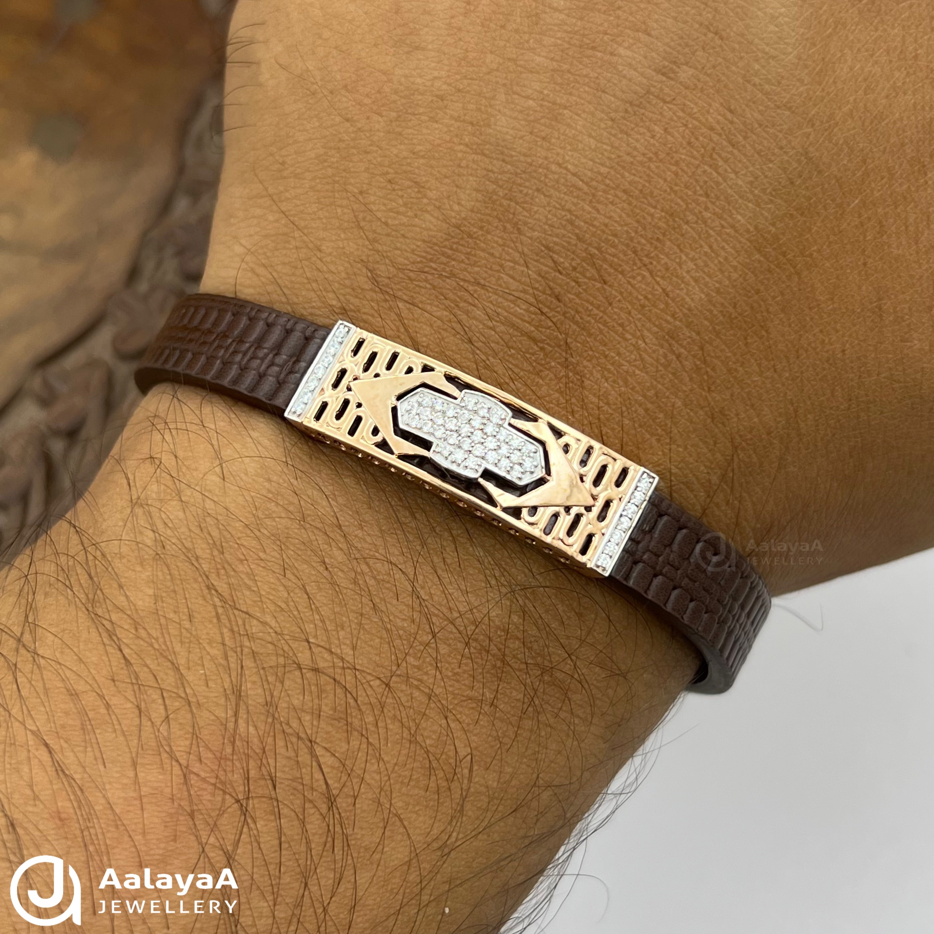 Silver EarthTone Silicone Bracelet