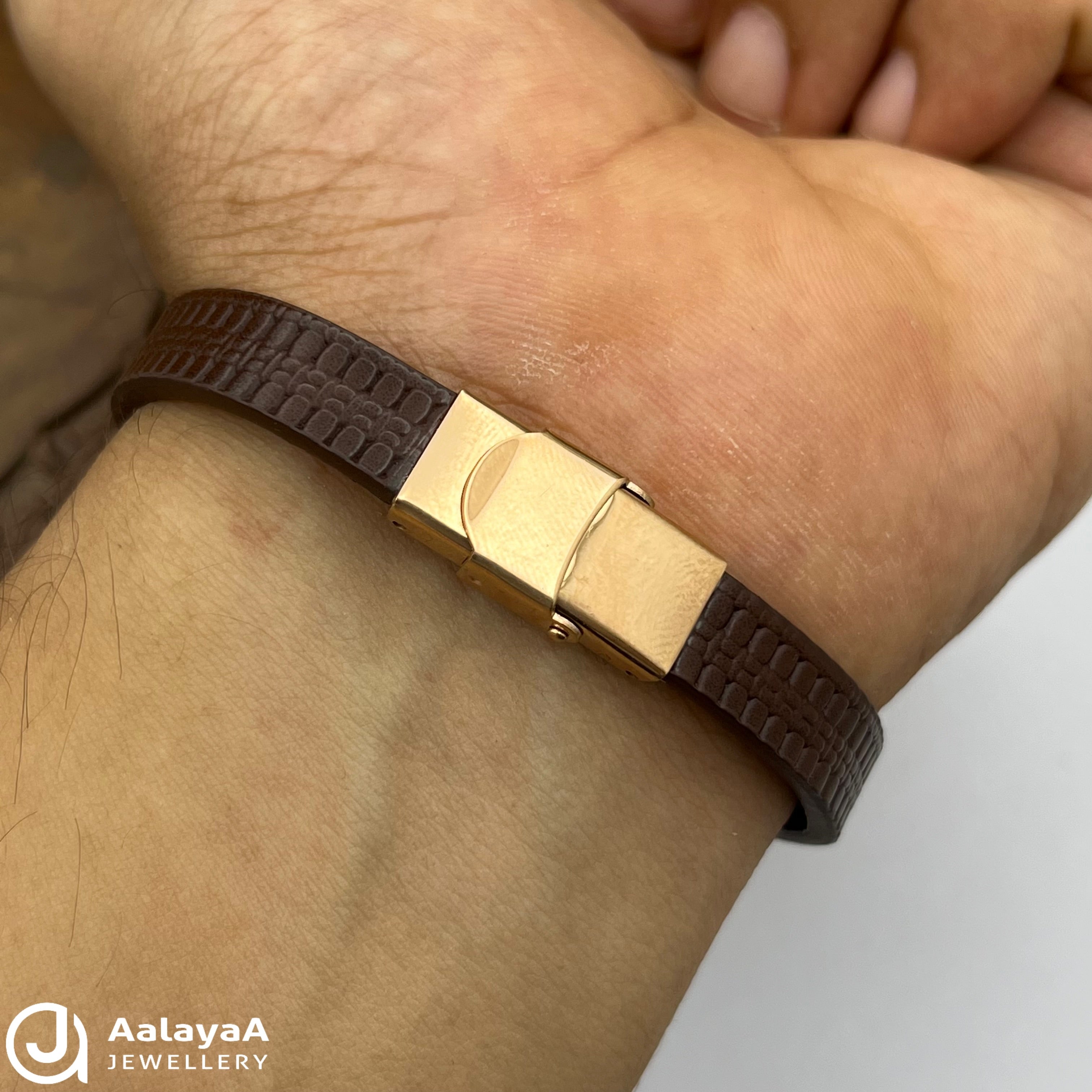 Silver EarthTone Silicone Bracelet
