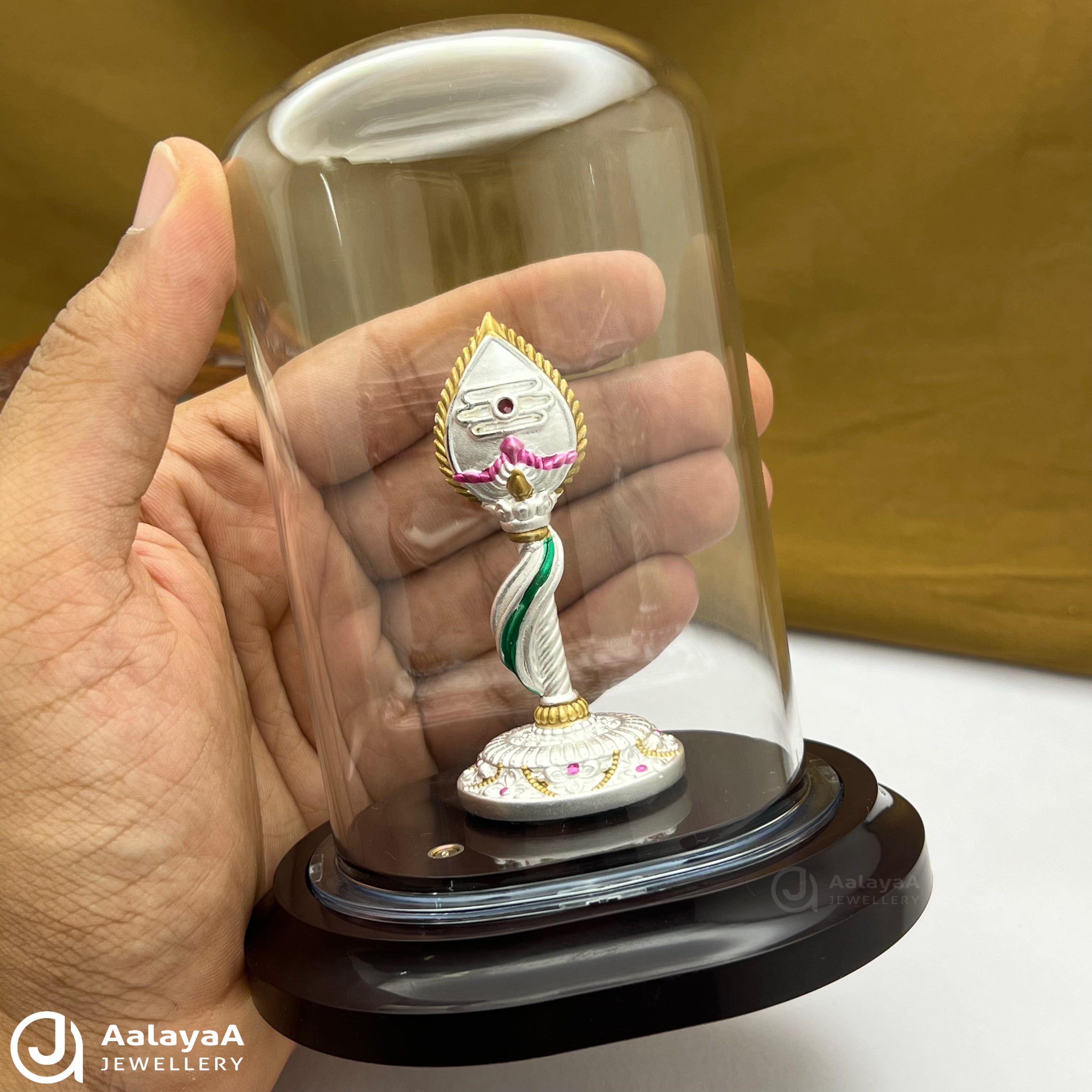 Silver Murugan Vel Idol