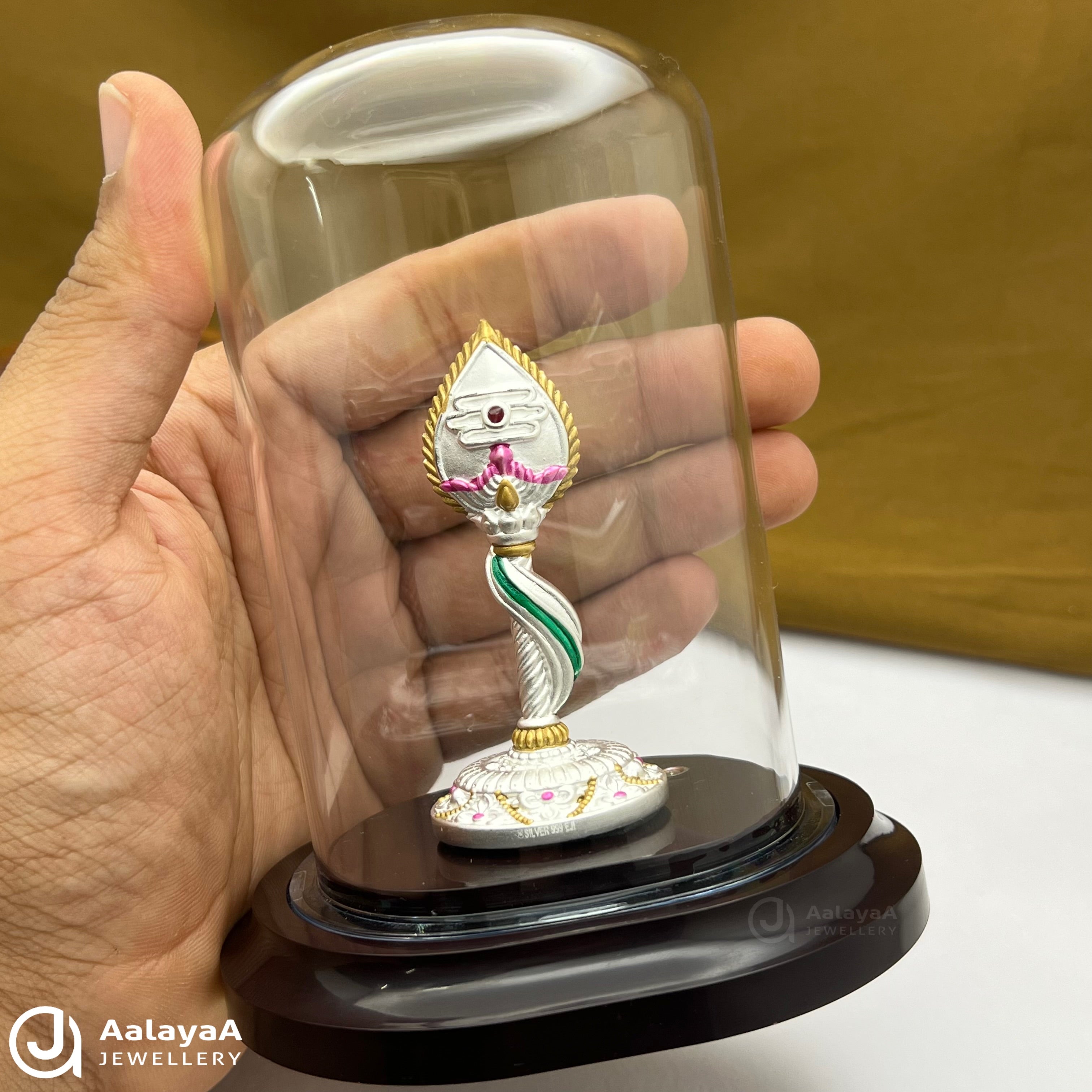 Silver Murugan Vel Idol