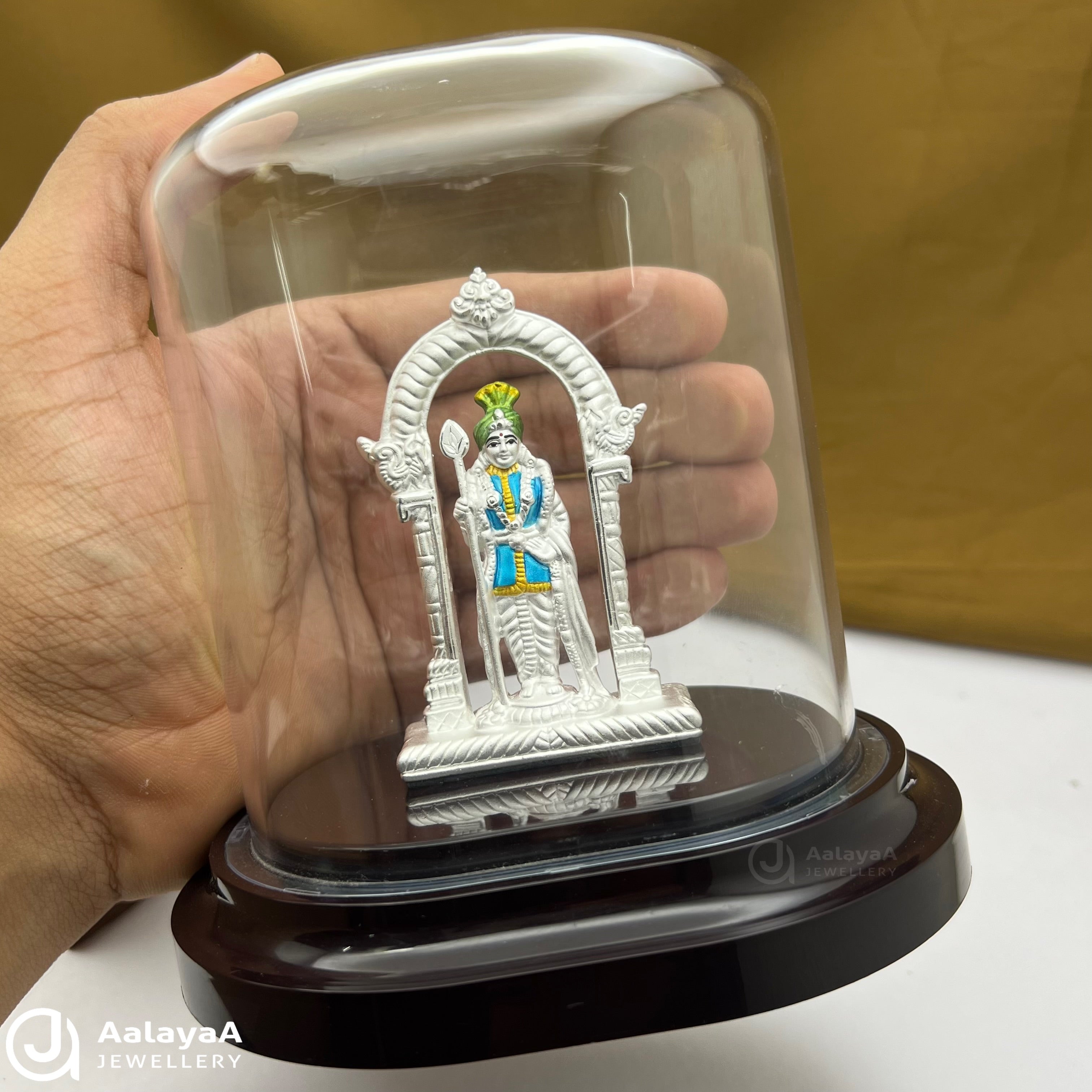 Silver Maharaja Murugan Idol