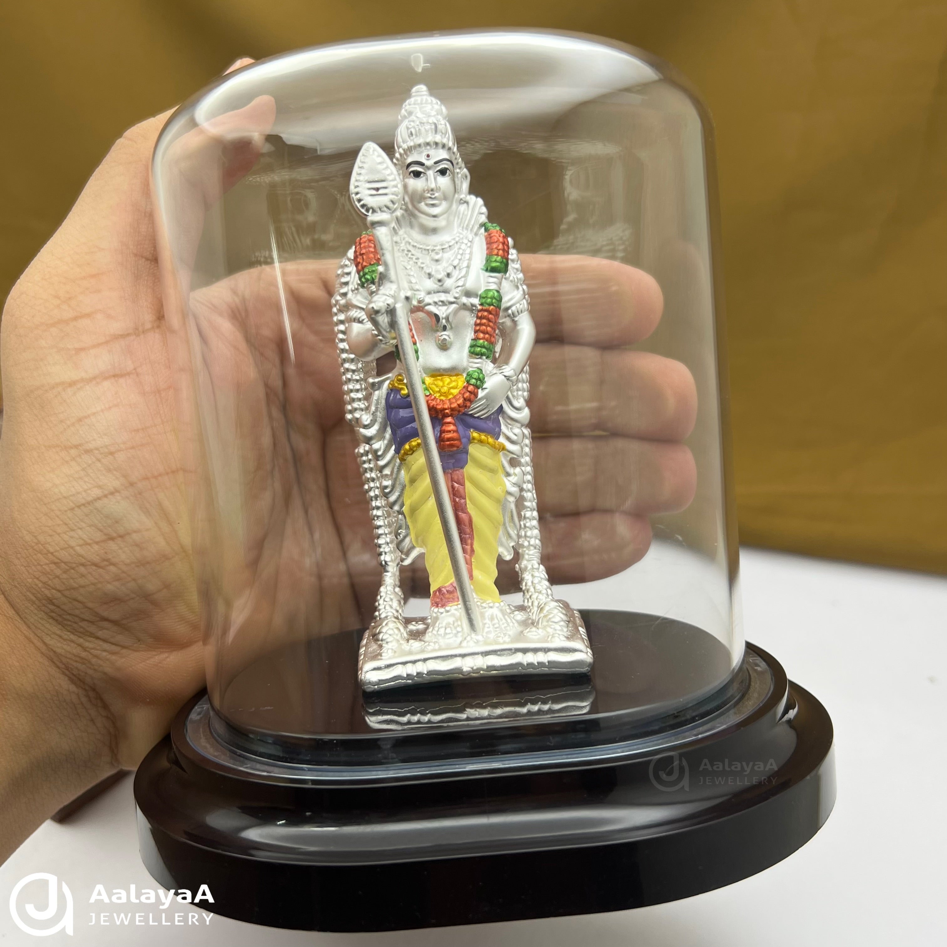 Silver Vel Murugan Idol