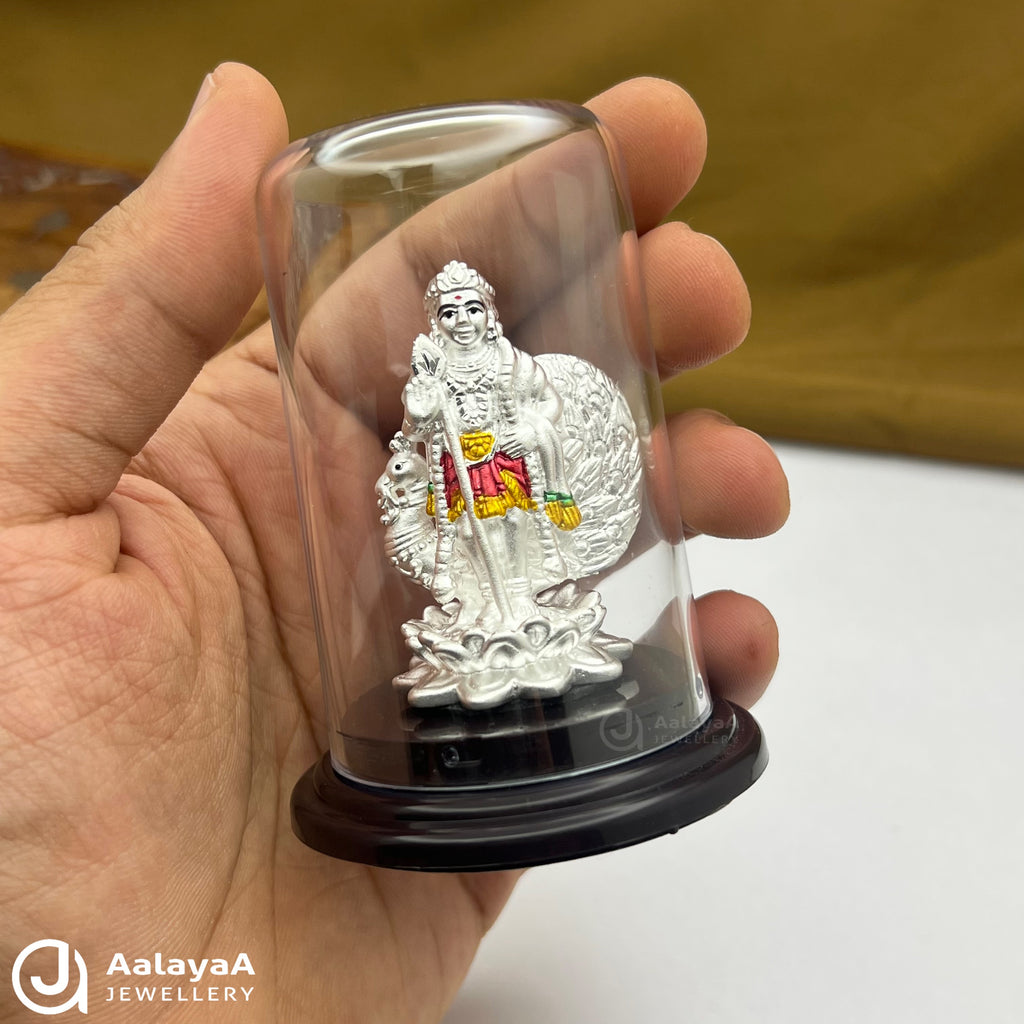 Silver Mayilvahanan Murugan Idol