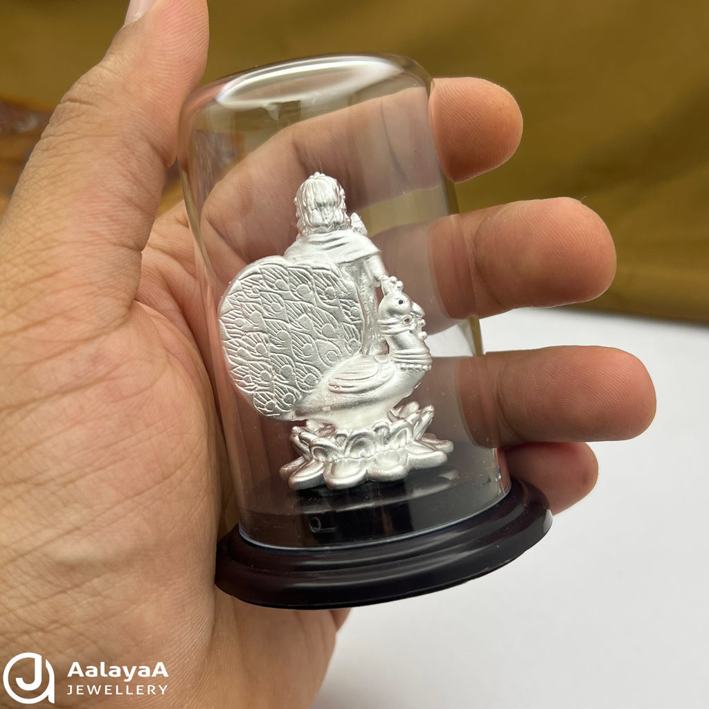Silver Mayilvahanan Murugan Idol
