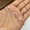 Silver Rose Gold Royal Round Glow Bracelet