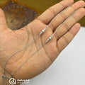 Silver Starlight Sphere Anklet