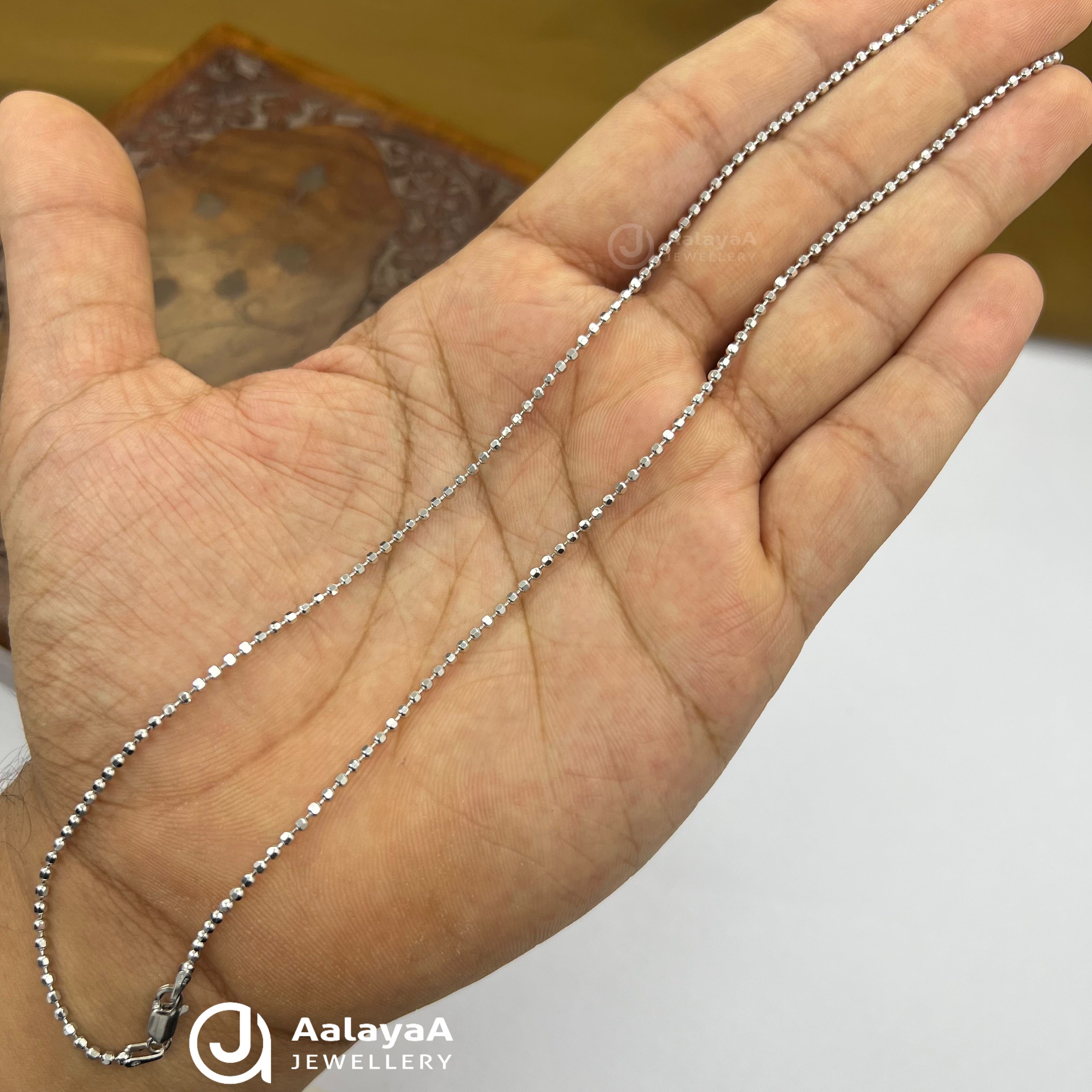 Silver Mini Balls Anklet