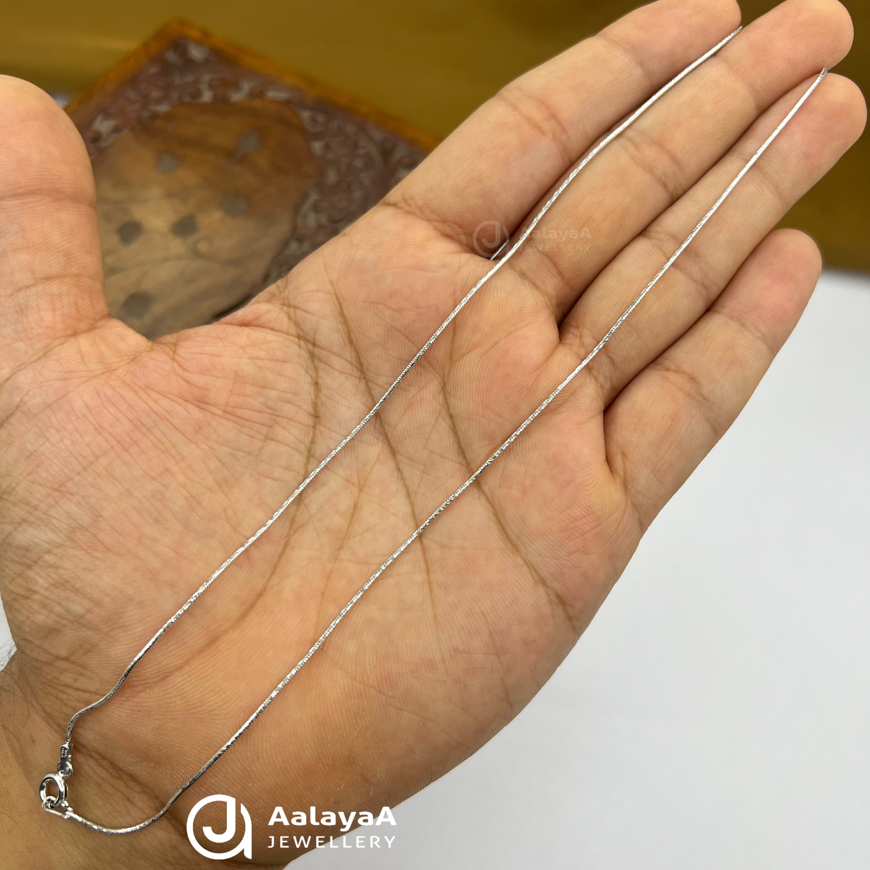 Silver ThreadRound Anklet