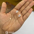 Silver RoseGold Blue Eye Anklet