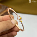 Silver Rose Gold Love Bloom Golden Kada